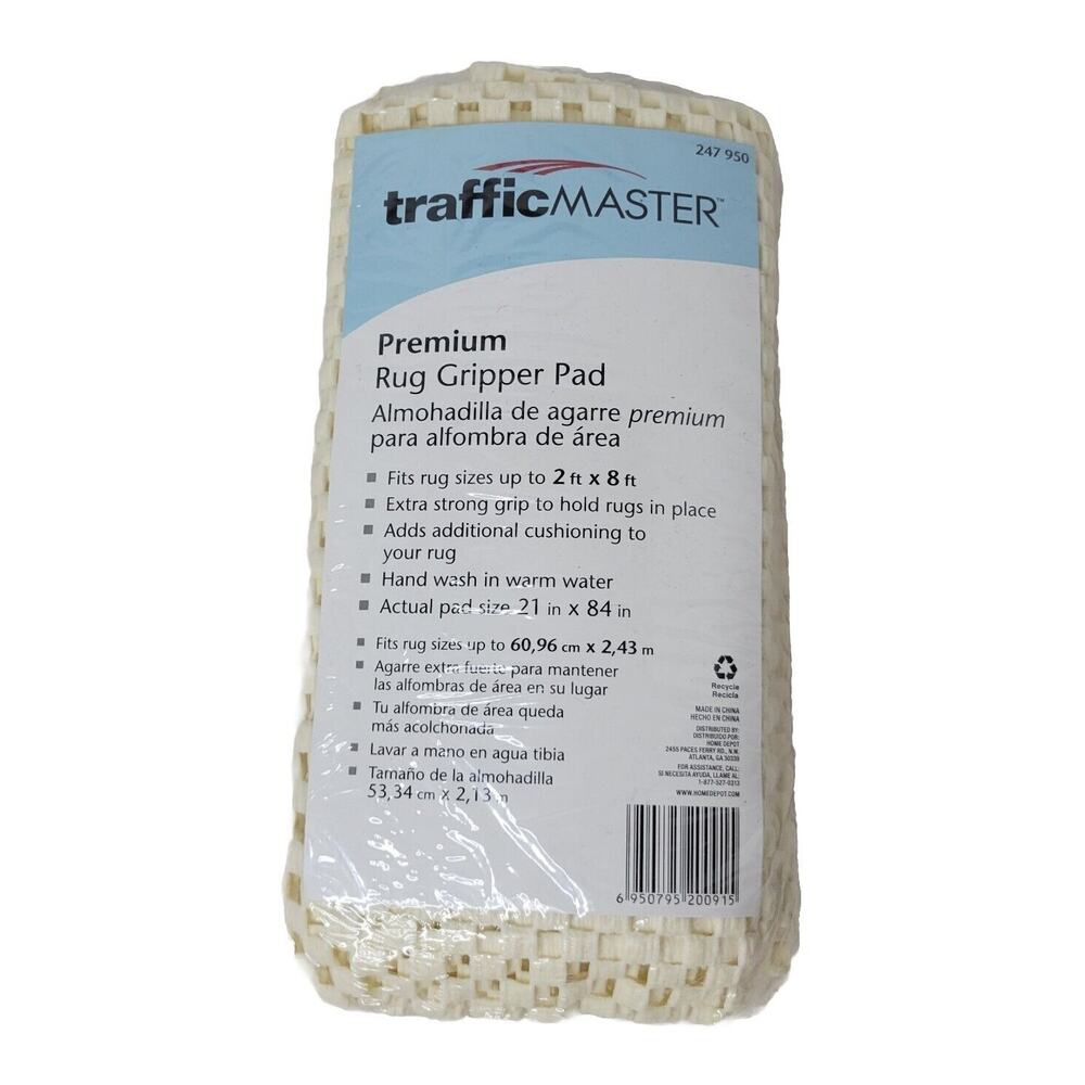 Traffic Master Rug Gripper Pad 2ft x8ft Rugs Home Decor Mats Living Room Dining